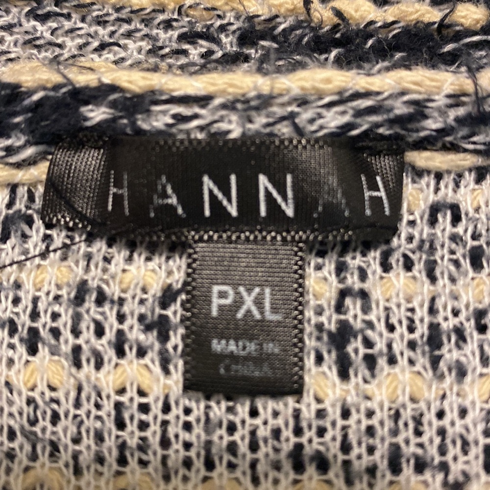 HANNAH boho medium weight sweater with lace accents - Picture 8 of 9